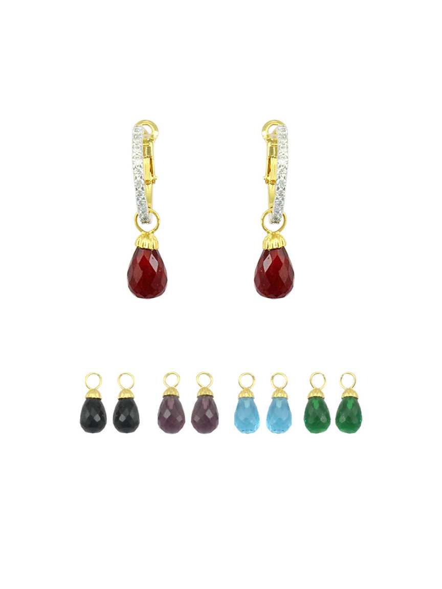EARRING in CZ AD AMERICAN DIAMOND Style | Design - 11835
