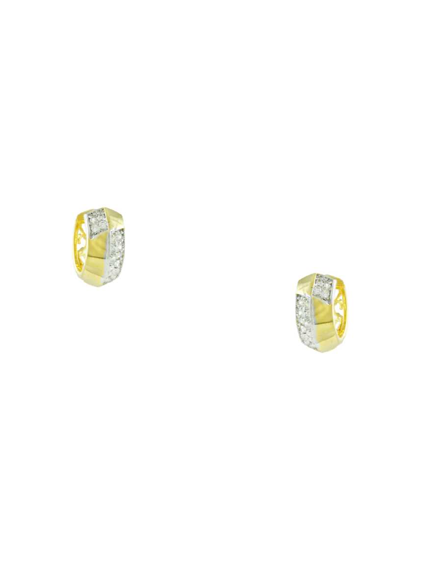 EARRING in CZ AD AMERICAN DIAMOND Style | Design - 12800