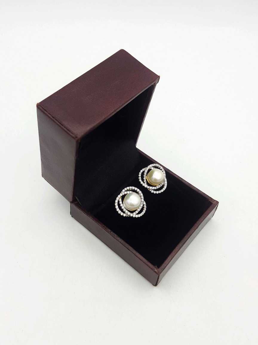 EARRING in CZ AD AMERICAN DIAMOND Style | Design - 17024