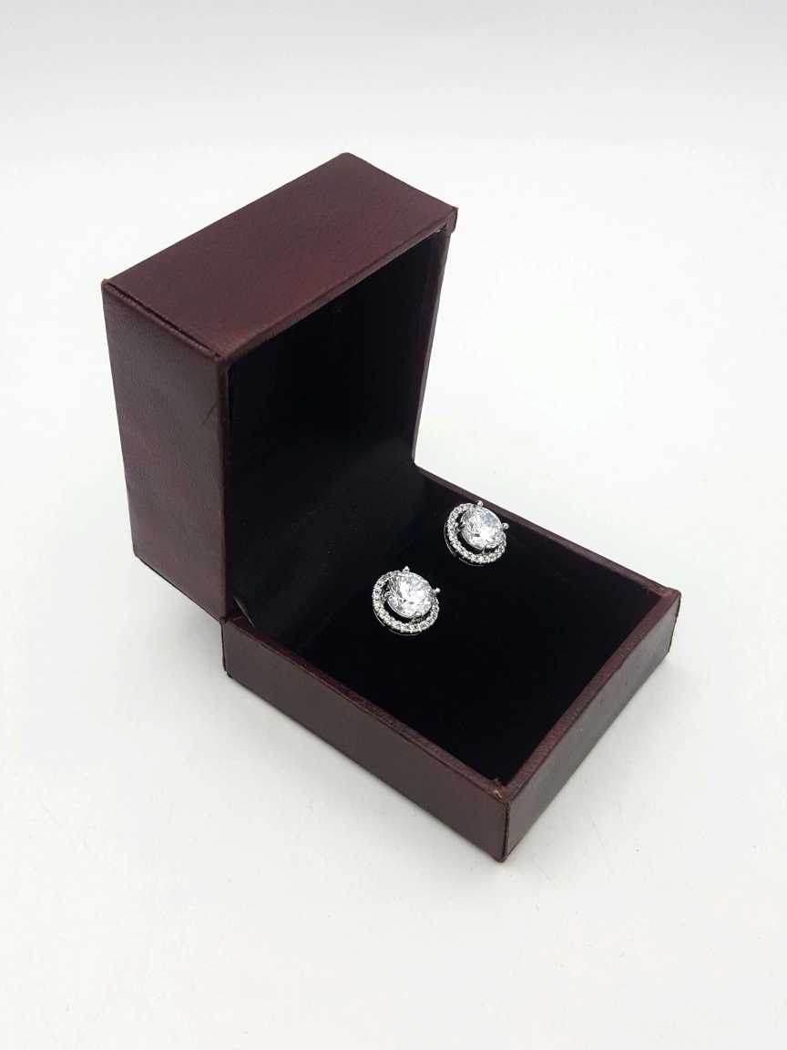EARRING in CZ AD AMERICAN DIAMOND Style | Design - 17025