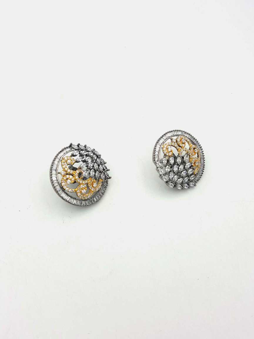 EARRING in CZ AD AMERICAN DIAMOND Style | Design - 18426