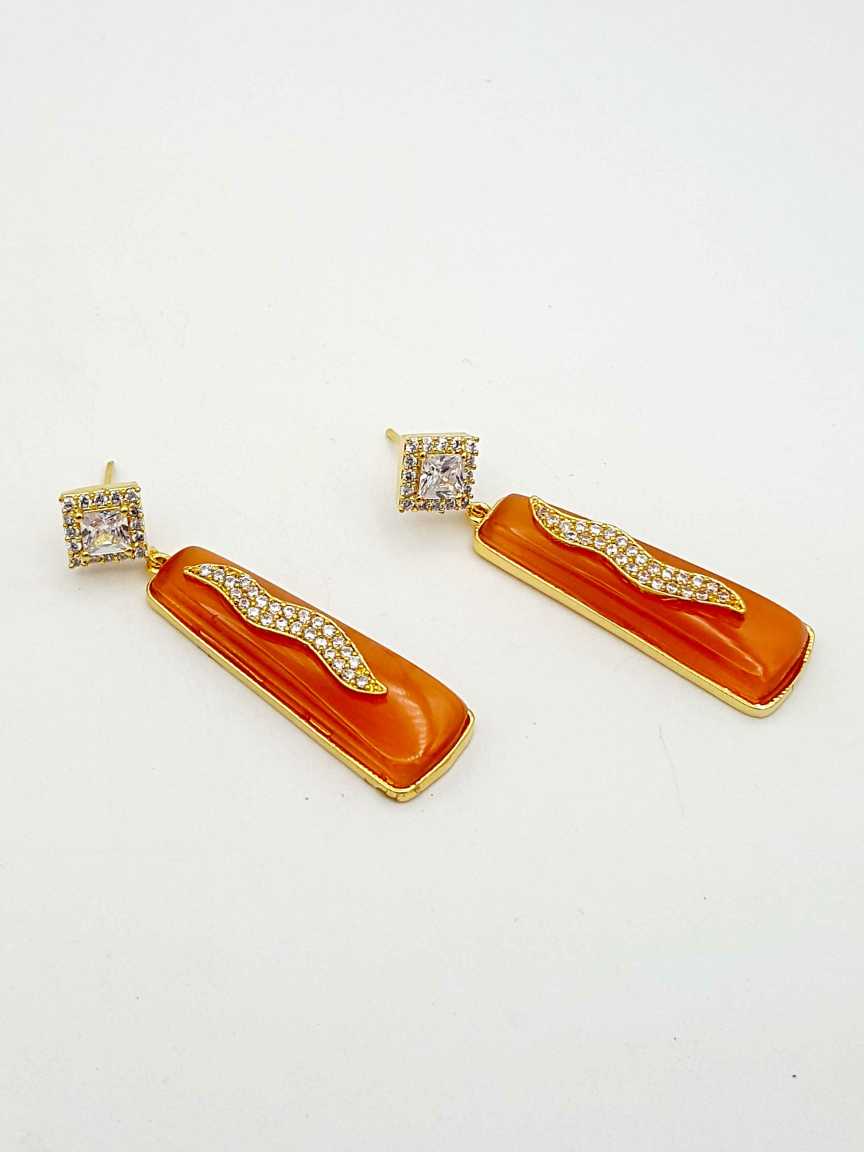EARRING in CZ AD AMERICAN DIAMOND Style | Design - 18764