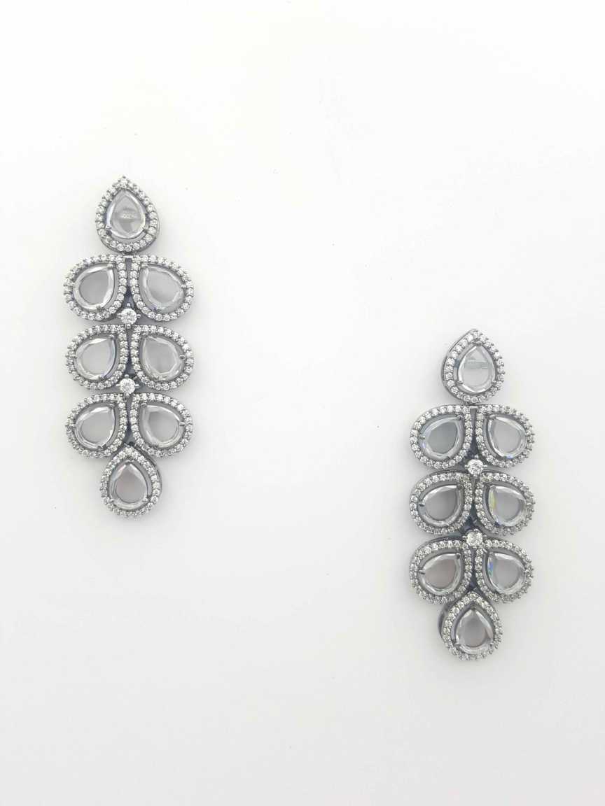 EARRING in CZ AD AMERICAN DIAMOND Style | Design - 18967