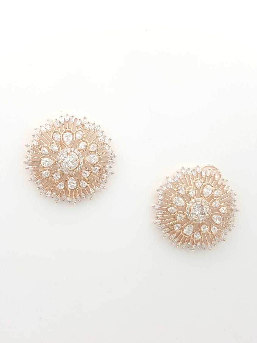 EARRING in CZ AD AMERICAN DIAMOND Style | Design - 18977