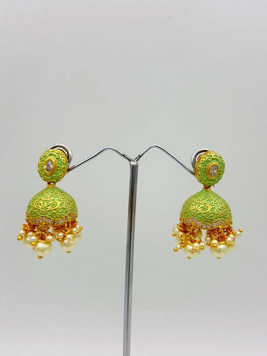 EARRING in CZ AD AMERICAN DIAMOND Style | Design - 19092