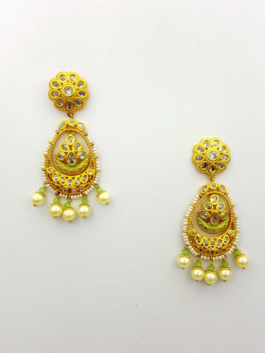 EARRING in CZ AD AMERICAN DIAMOND Style | Design - 19117
