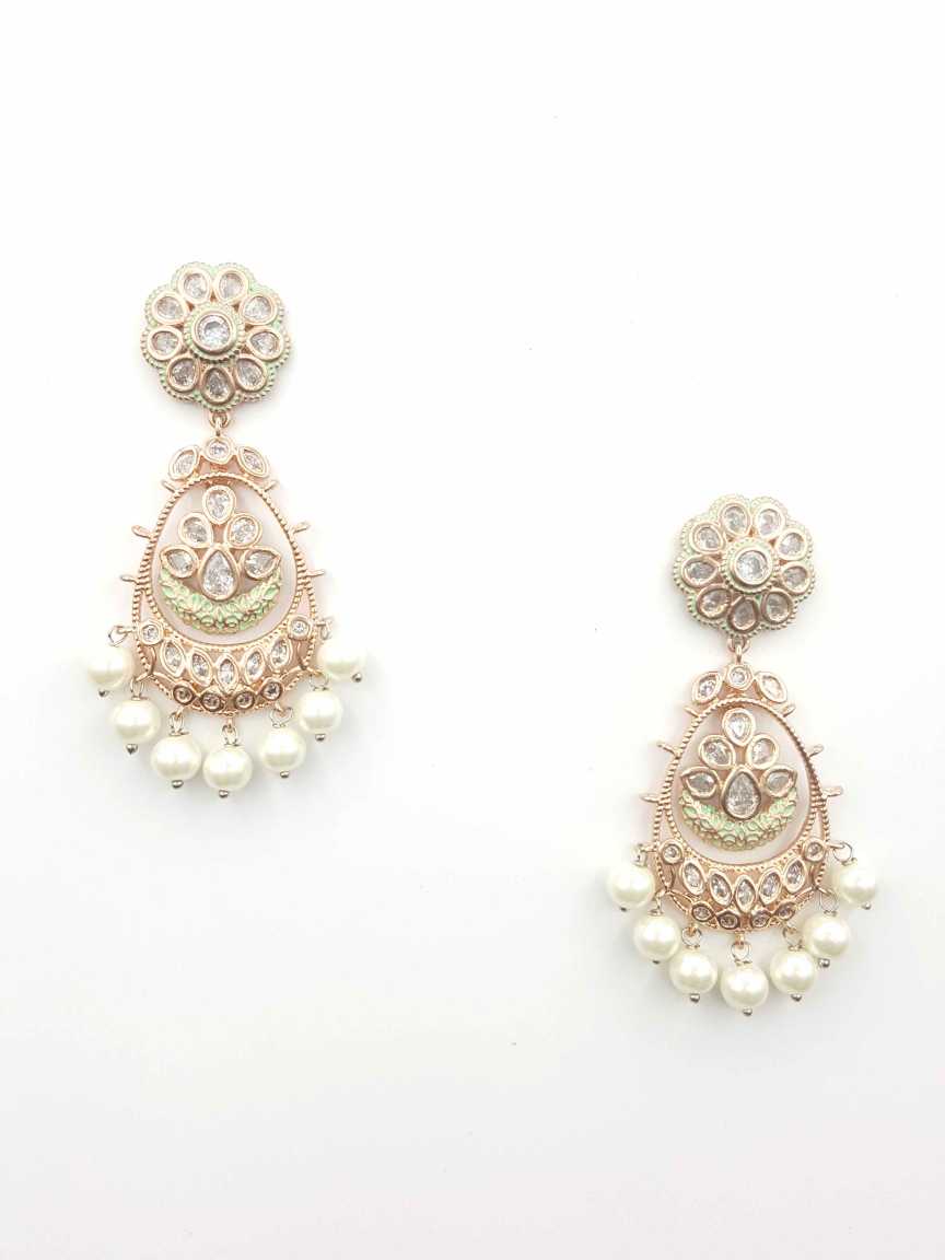 EARRING in CZ AD AMERICAN DIAMOND Style | Design - 19511