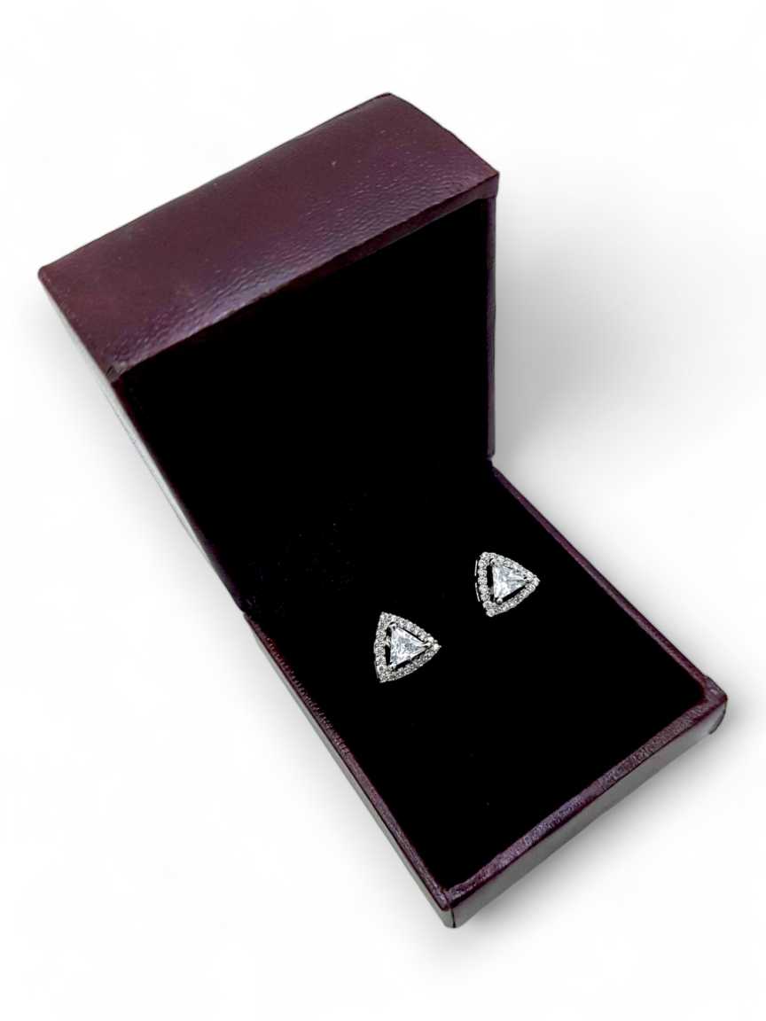 EARRING in CZ AD AMERICAN DIAMOND Style | Design - 21504