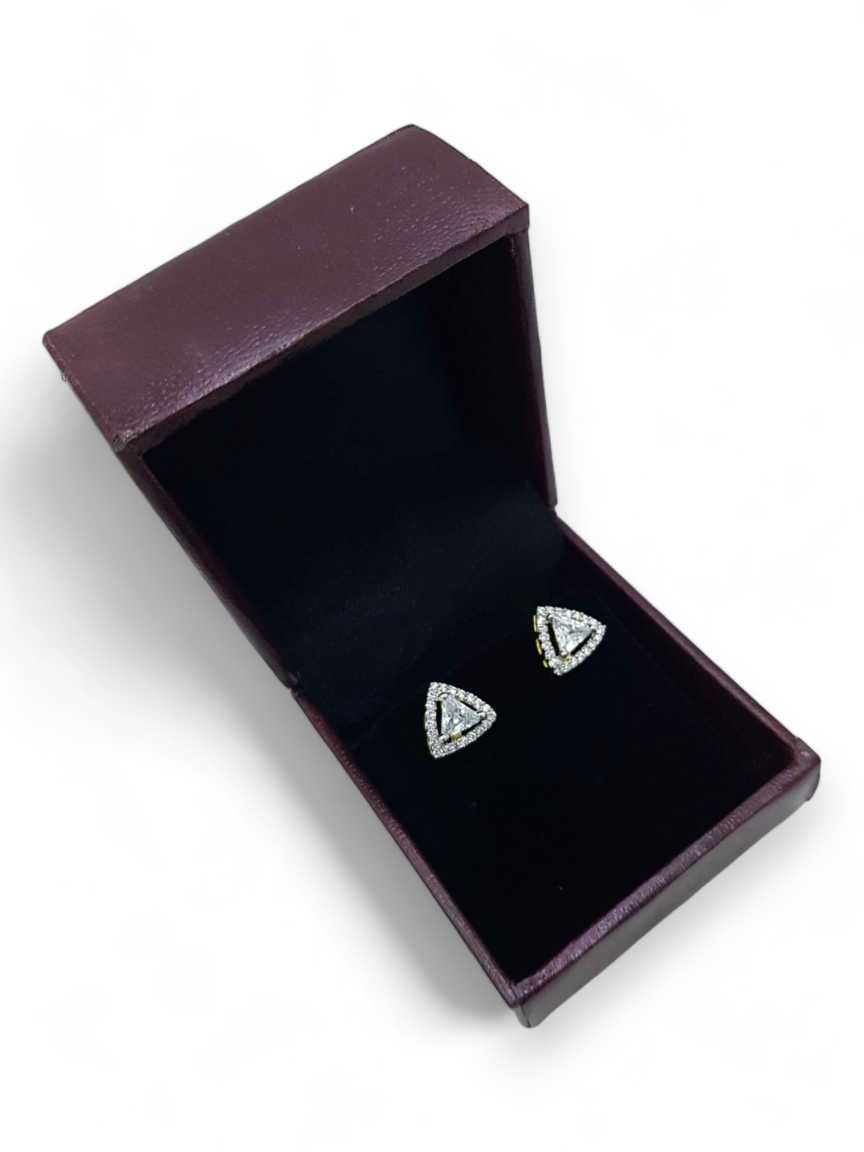 EARRING in CZ AD AMERICAN DIAMOND Style | Design - 21504