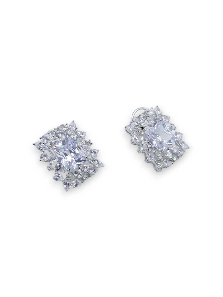 EARRING in CZ AD AMERICAN DIAMOND Style | Design - 21725