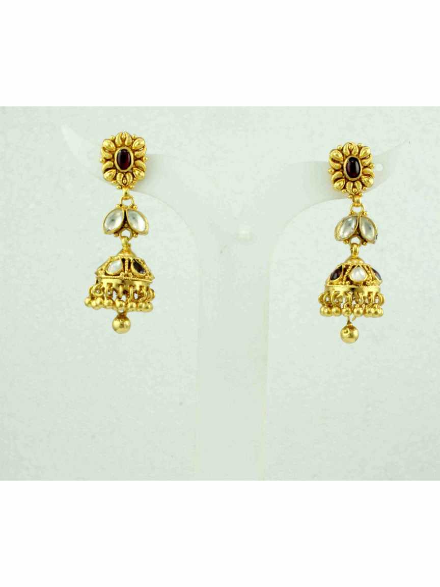 EARRING in JADAU KUNDAN Style | Design - 11082