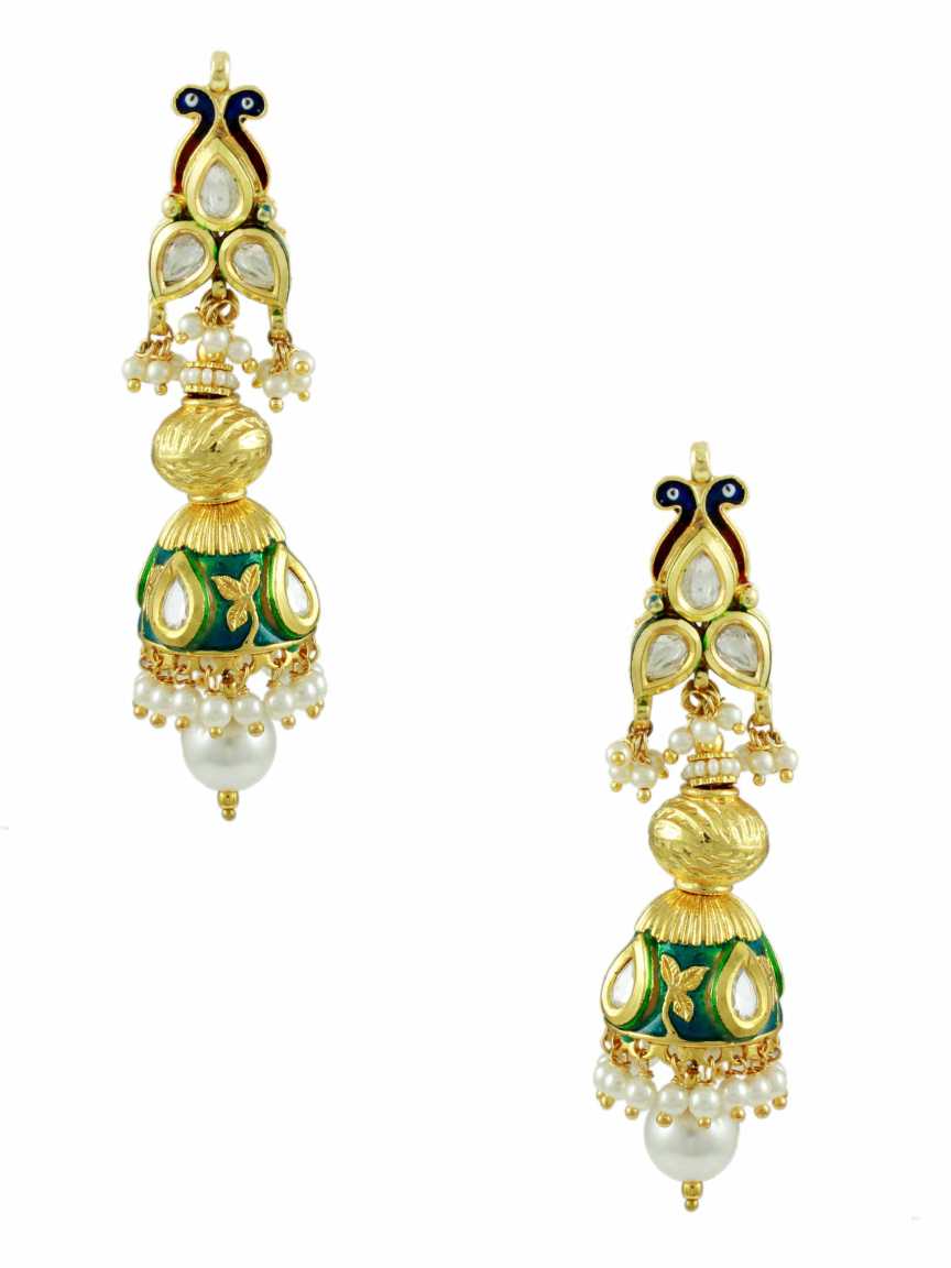 EARRING in JADAU KUNDAN Style | Design - 11085