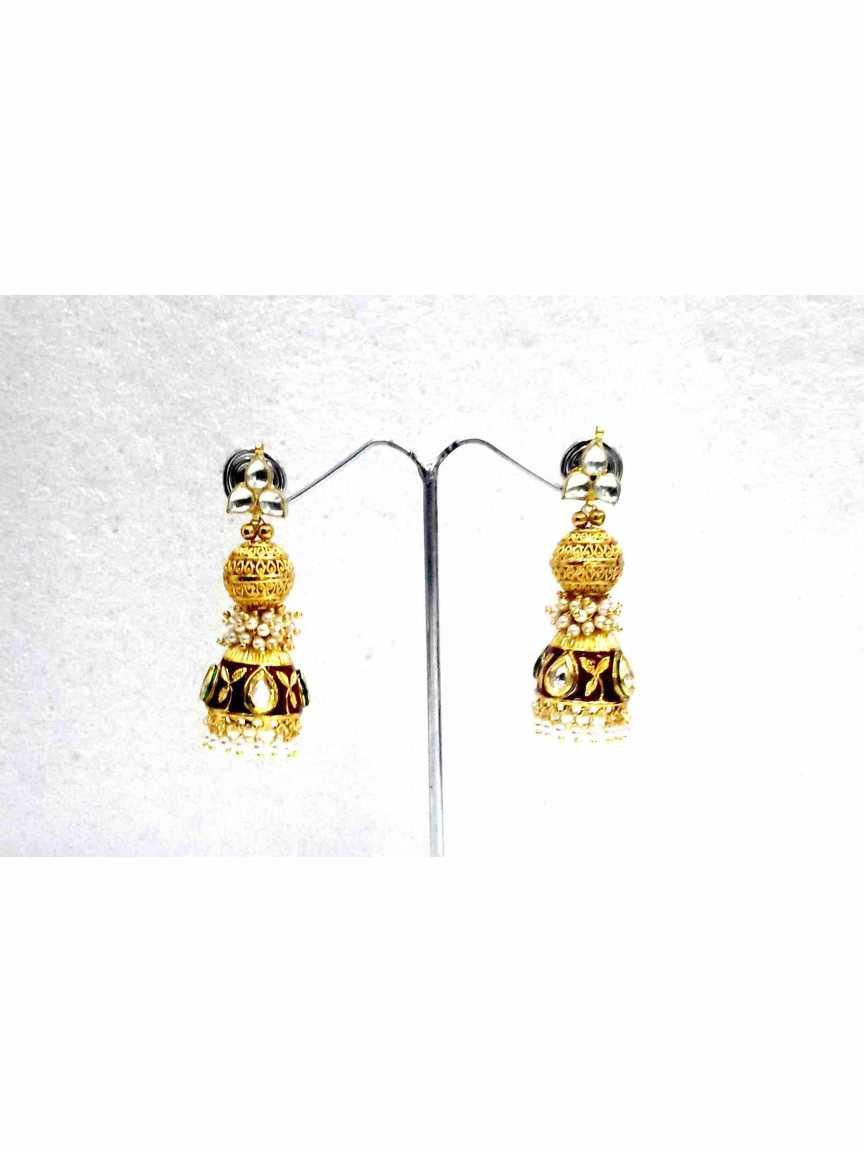 kundan-earring-ERKU11086PRHG