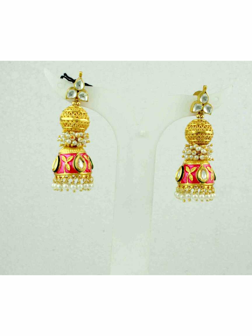 kundan-earring-ERKU11086RNHG