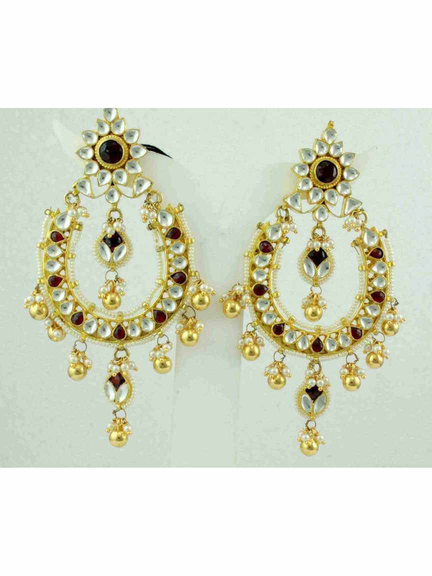 kundan-earring-ERKU11102CLMRHG