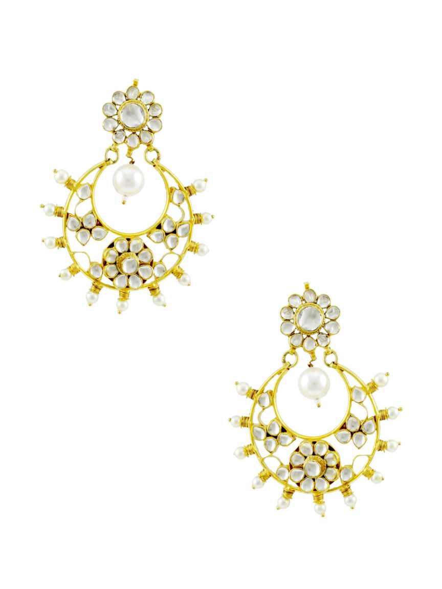 EARRING in JADAU KUNDAN Style | Design - 11113