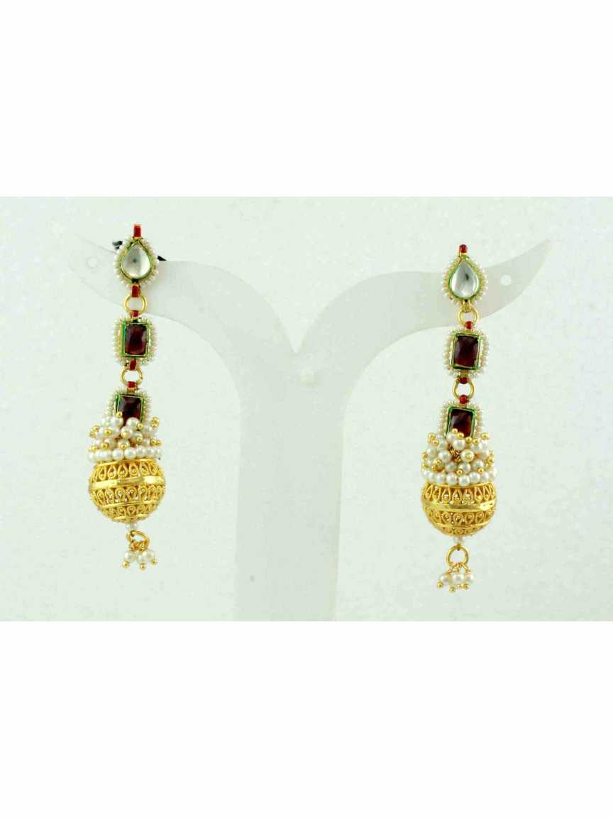 EARRING in JADAU KUNDAN Style | Design - 11136