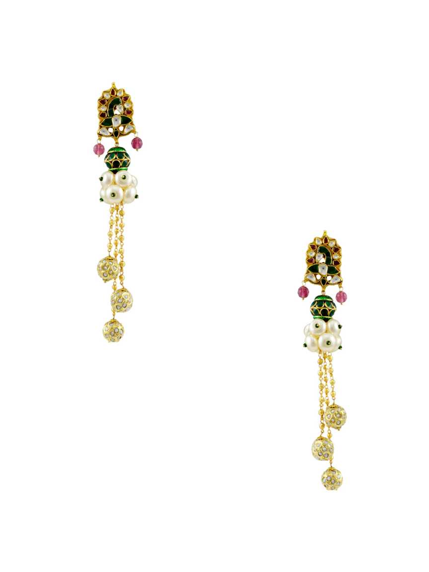 EARRING in JADAU KUNDAN Style | Design - 11174