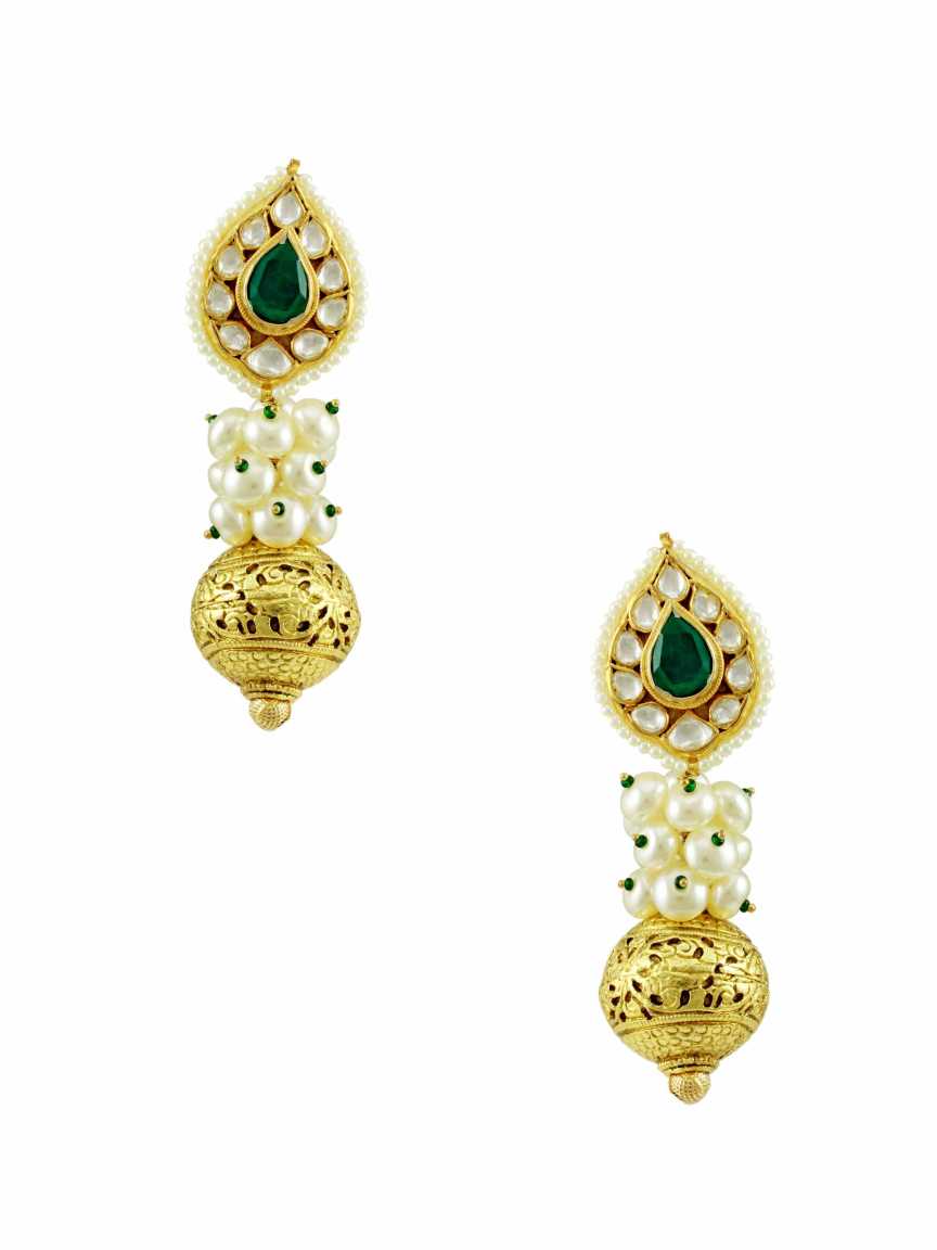 EARRING in JADAU KUNDAN Style | Design - 11175