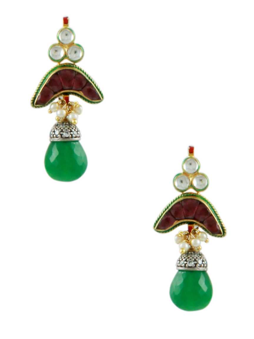 EARRING in JADAU KUNDAN Style | Design - 11182