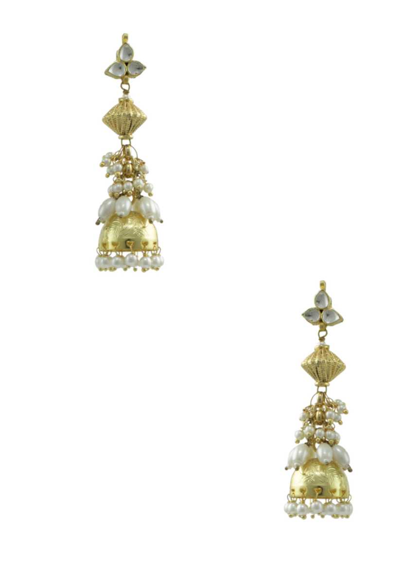 EARRING in JADAU KUNDAN Style | Design - 11635