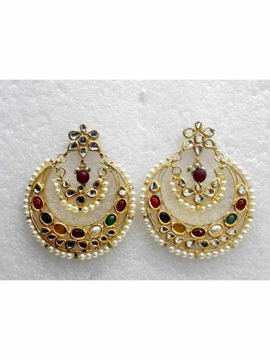 EARRING in JADAU KUNDAN Style | Design - 13421
