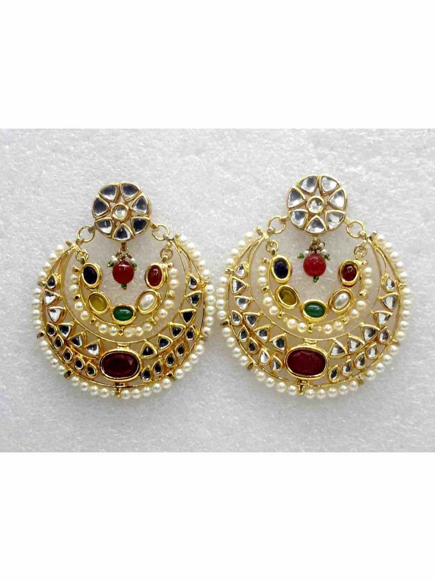 EARRING in JADAU KUNDAN Style | Design - 13422