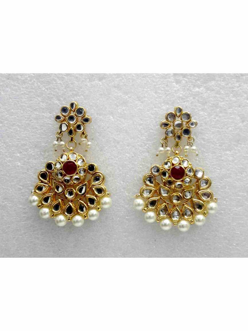 EARRING in JADAU KUNDAN Style | Design - 13429