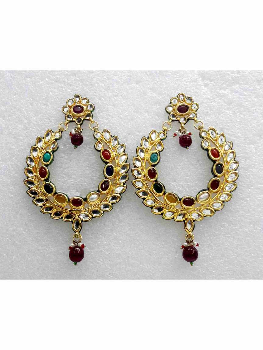 EARRING in JADAU KUNDAN Style | Design - 13495