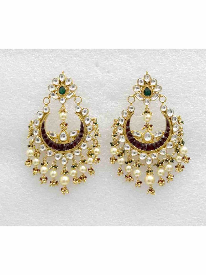 EARRING in JADAU KUNDAN Style | Design - 13658