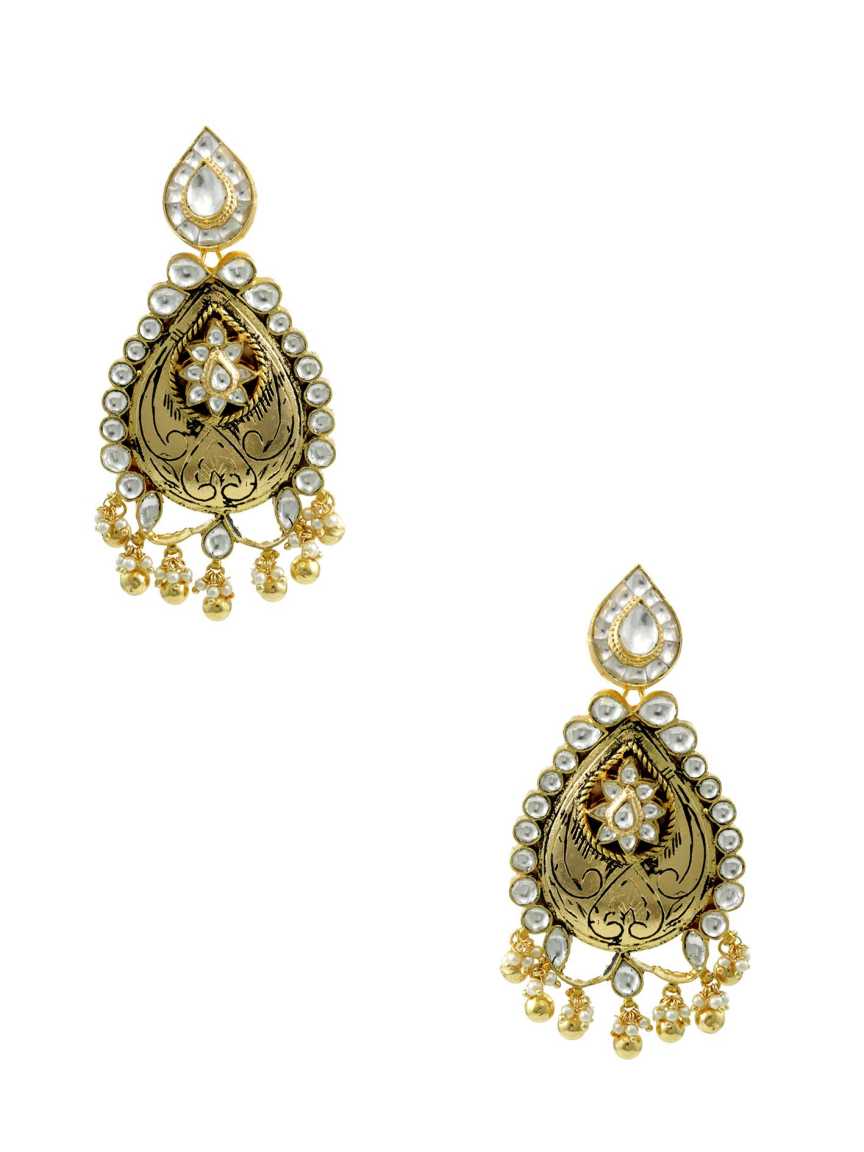 EARRING in JADAU KUNDAN Style | Design - 13897
