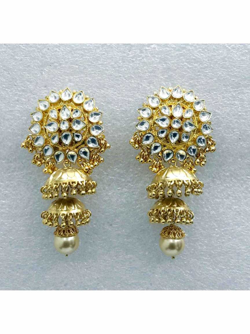 EARRING in JADAU KUNDAN Style | Design - 14324