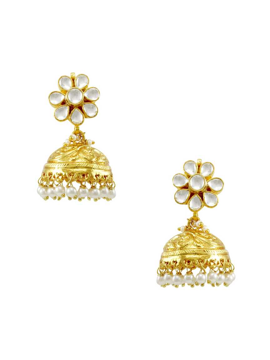 EARRING in JADAU KUNDAN Style | Design - 14522