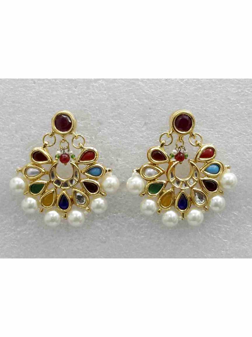EARRING in JADAU KUNDAN Style | Design - 14526