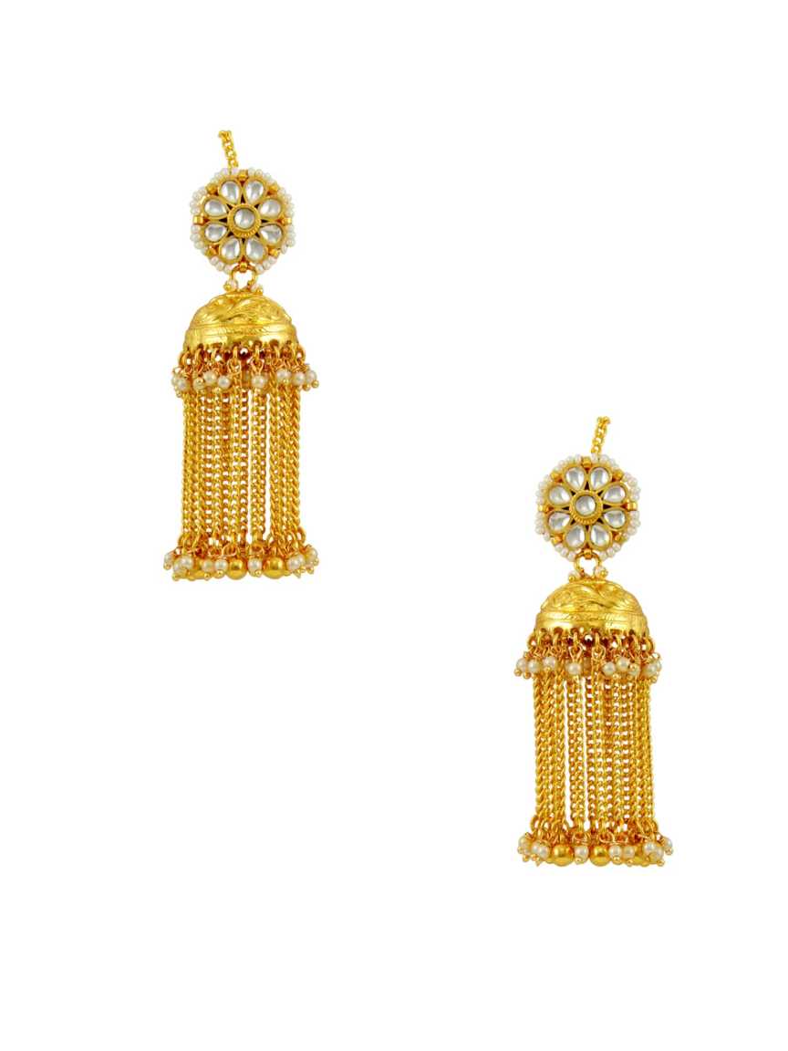 EARRING in JADAU KUNDAN Style | Design - 14586