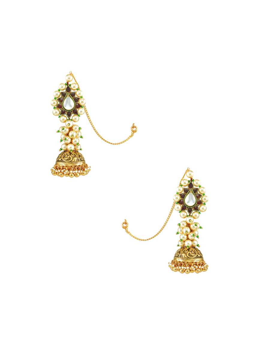 kundan-earring-ERKU15015MRHG
