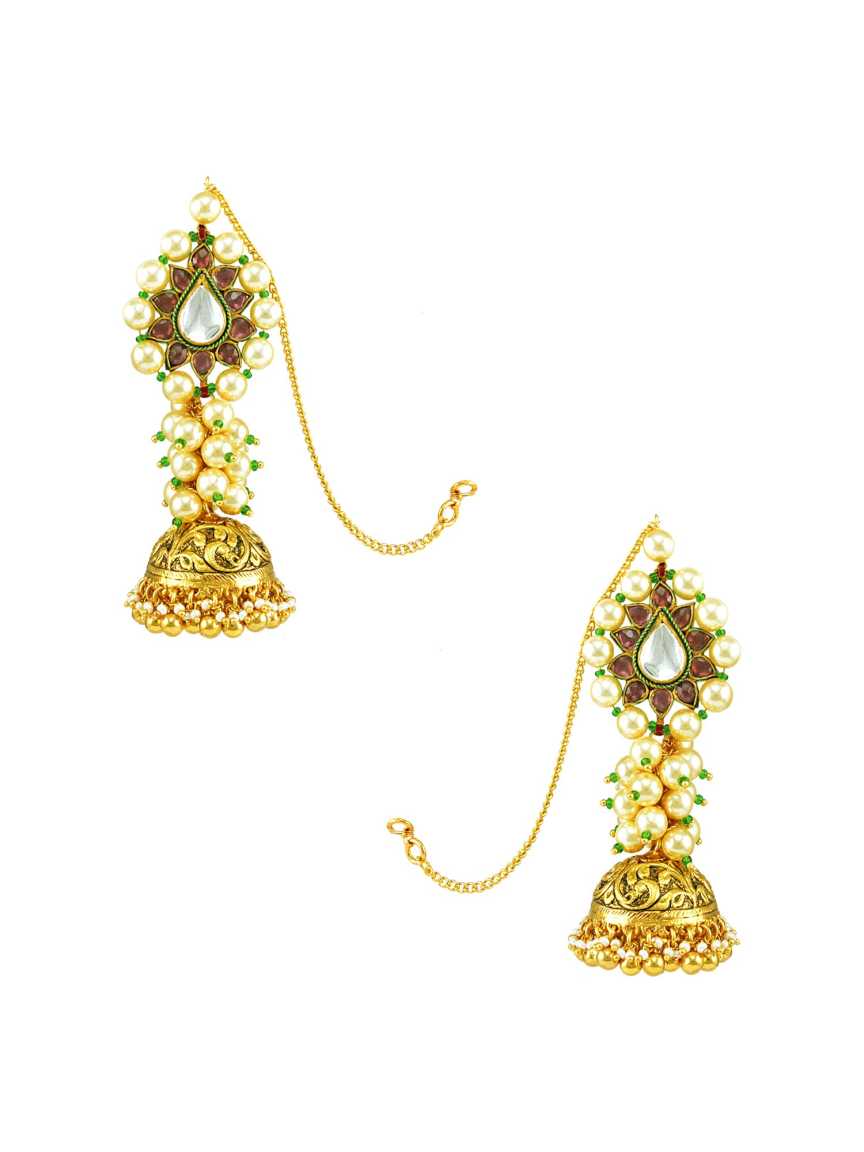 EARRING in JADAU KUNDAN Style | Design - 15015
