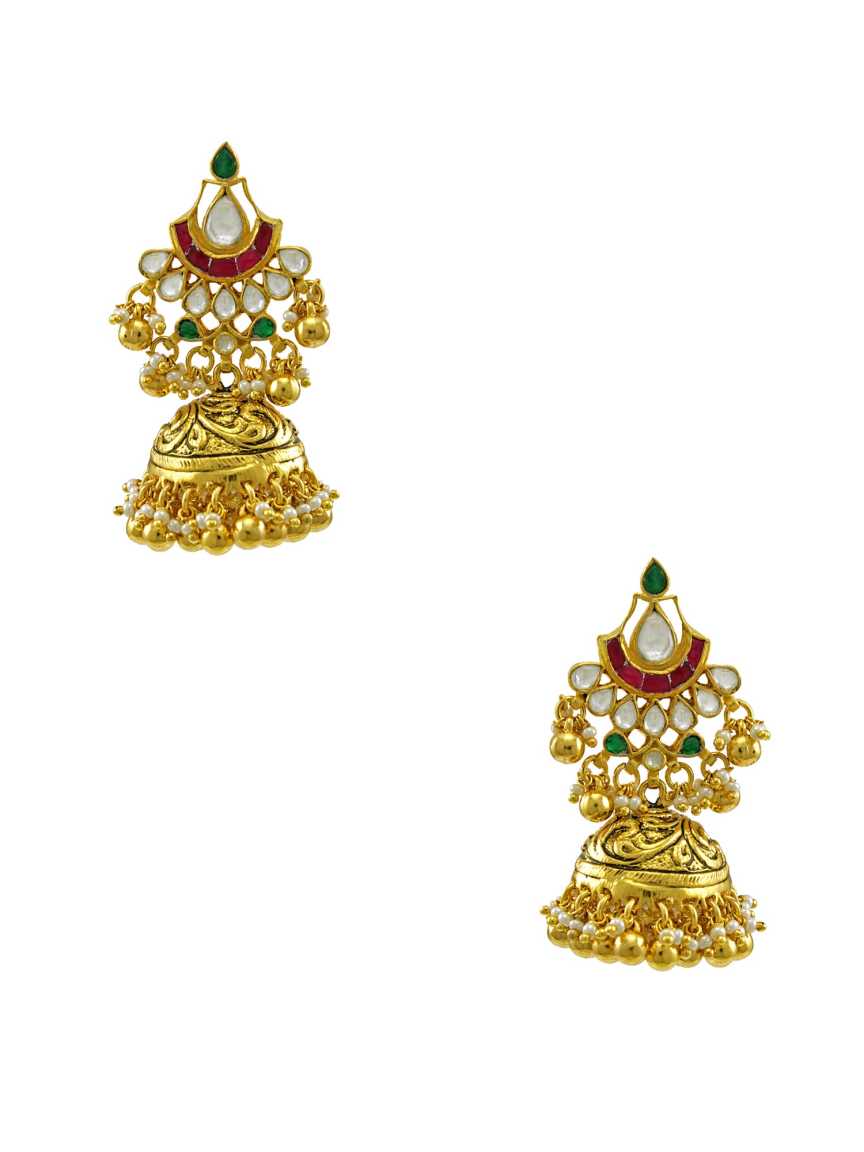 EARRING in JADAU KUNDAN Style | Design - 15056