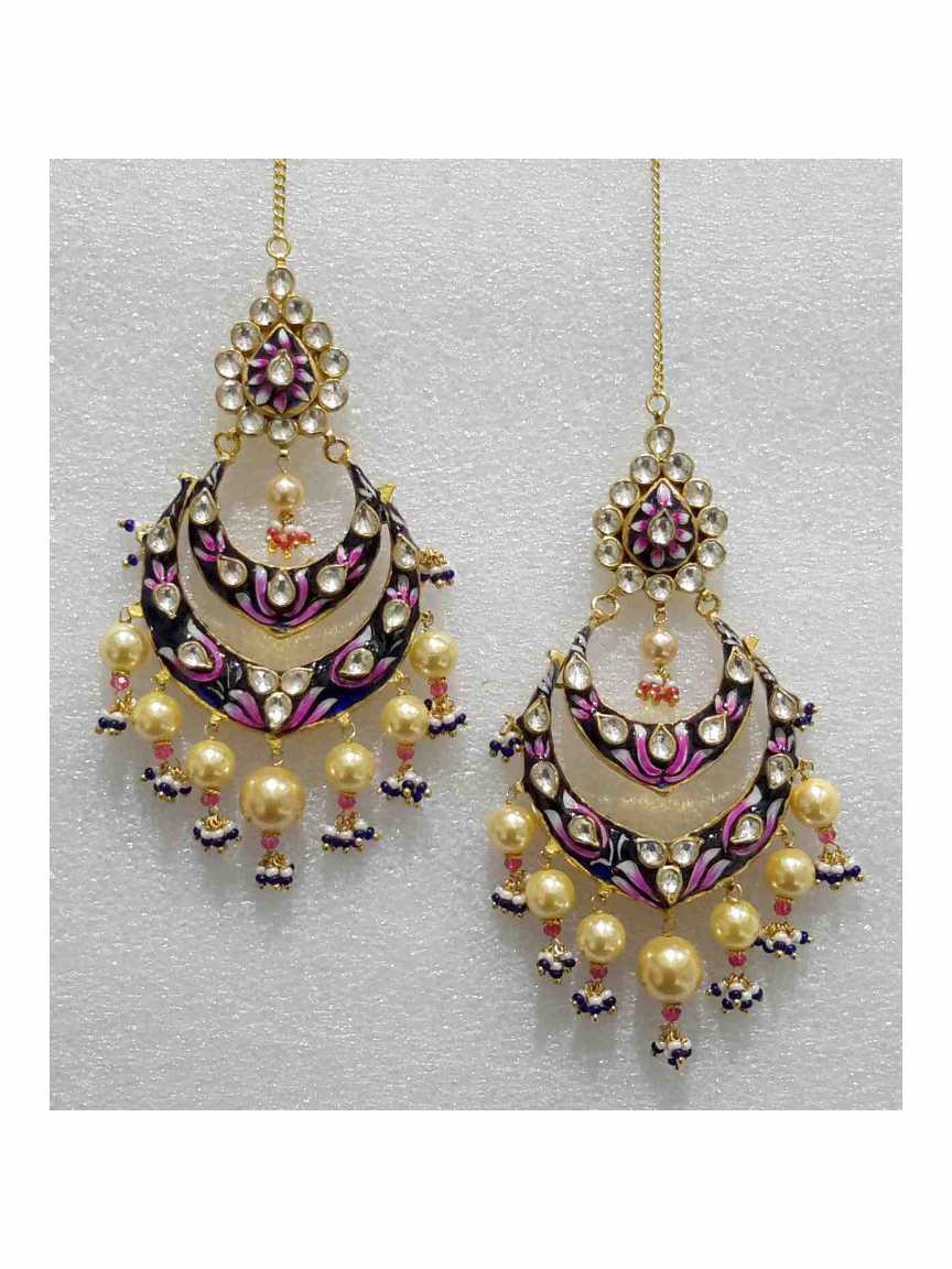EARRING in JADAU KUNDAN Style | Design - 15098