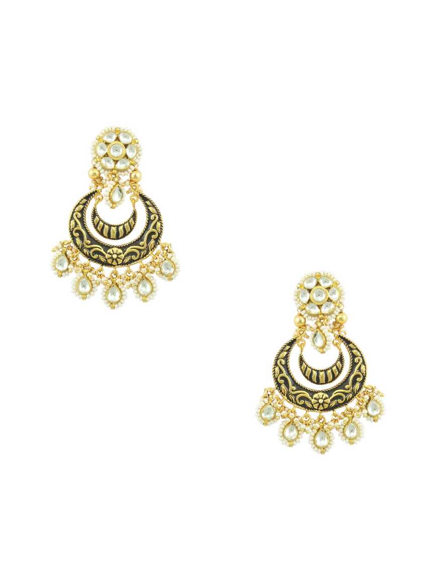 EARRING in JADAU KUNDAN Style | Design - 15137