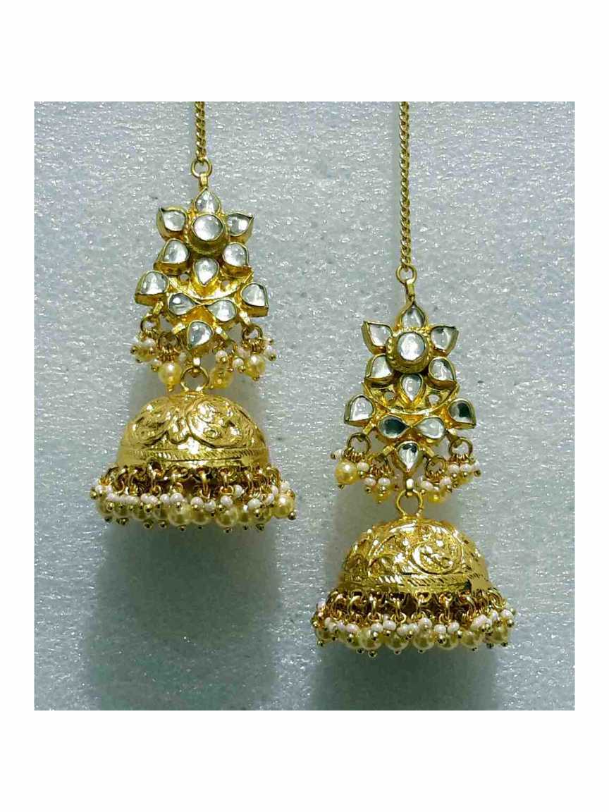 EARRING in JADAU KUNDAN Style | Design - 15240