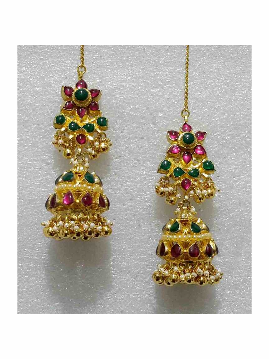 EARRING in JADAU KUNDAN Style | Design - 15243