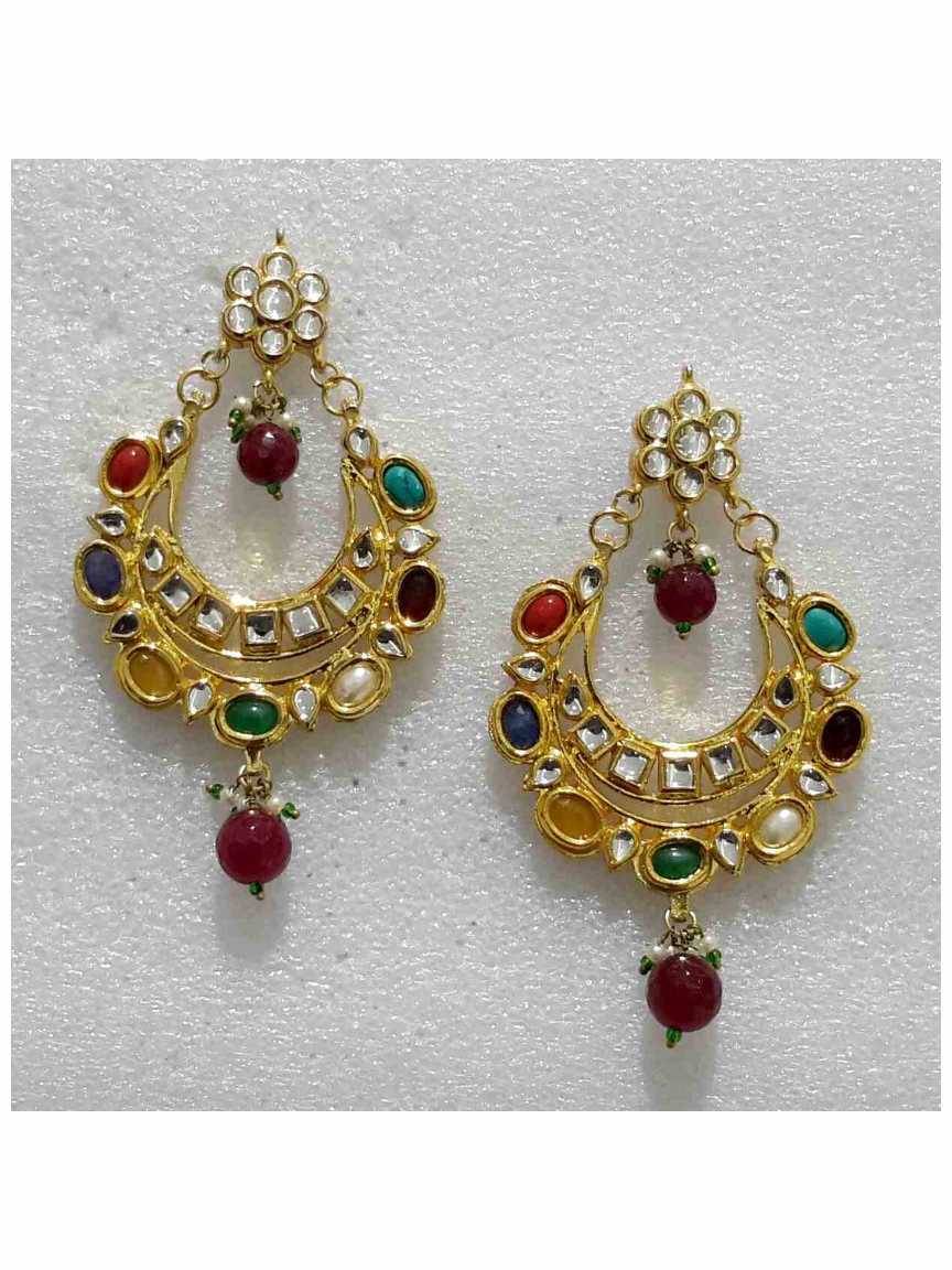 EARRING in JADAU KUNDAN Style | Design - 15300