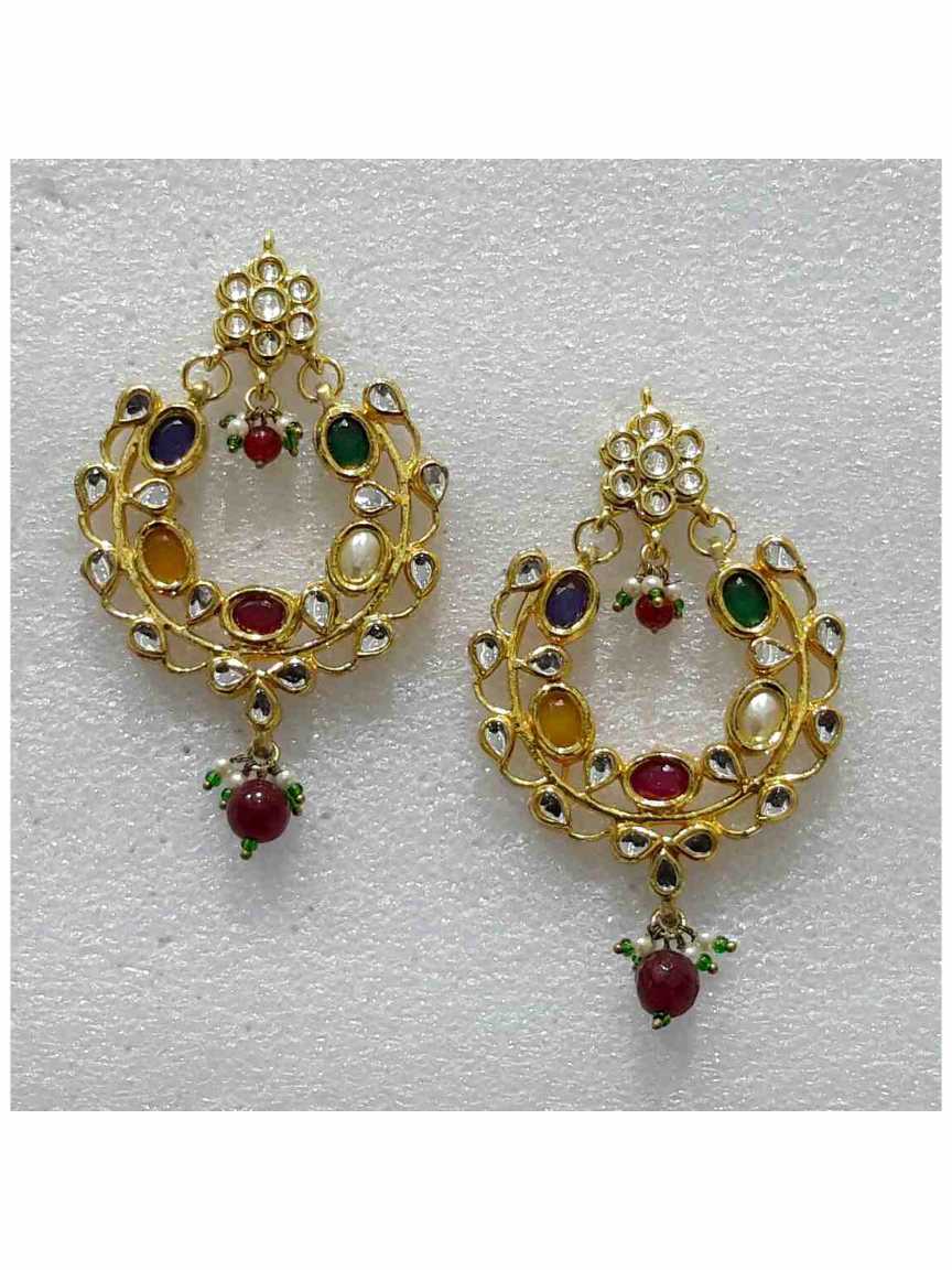 EARRING in JADAU KUNDAN Style | Design - 15301