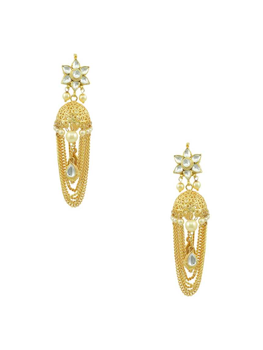 EARRING in JADAU KUNDAN Style | Design - 15752