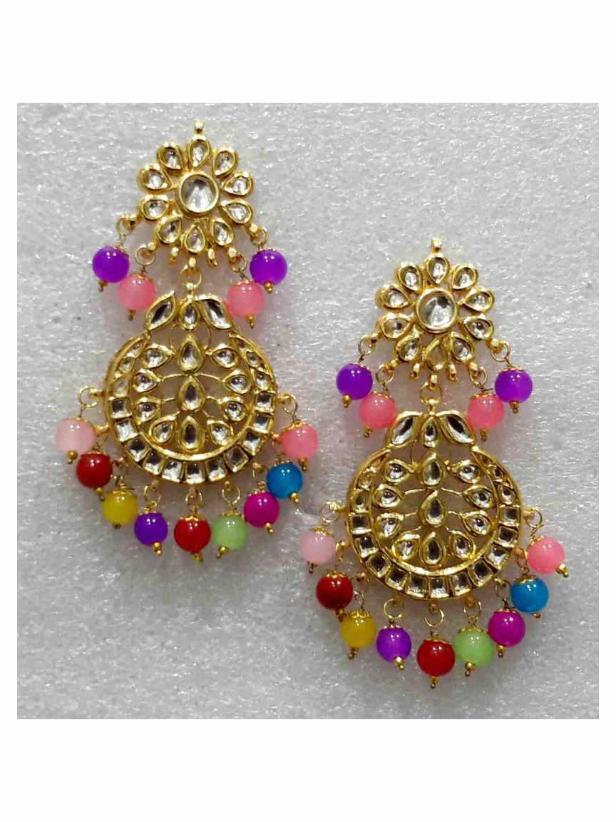 EARRING in JADAU KUNDAN Style | Design - 15851