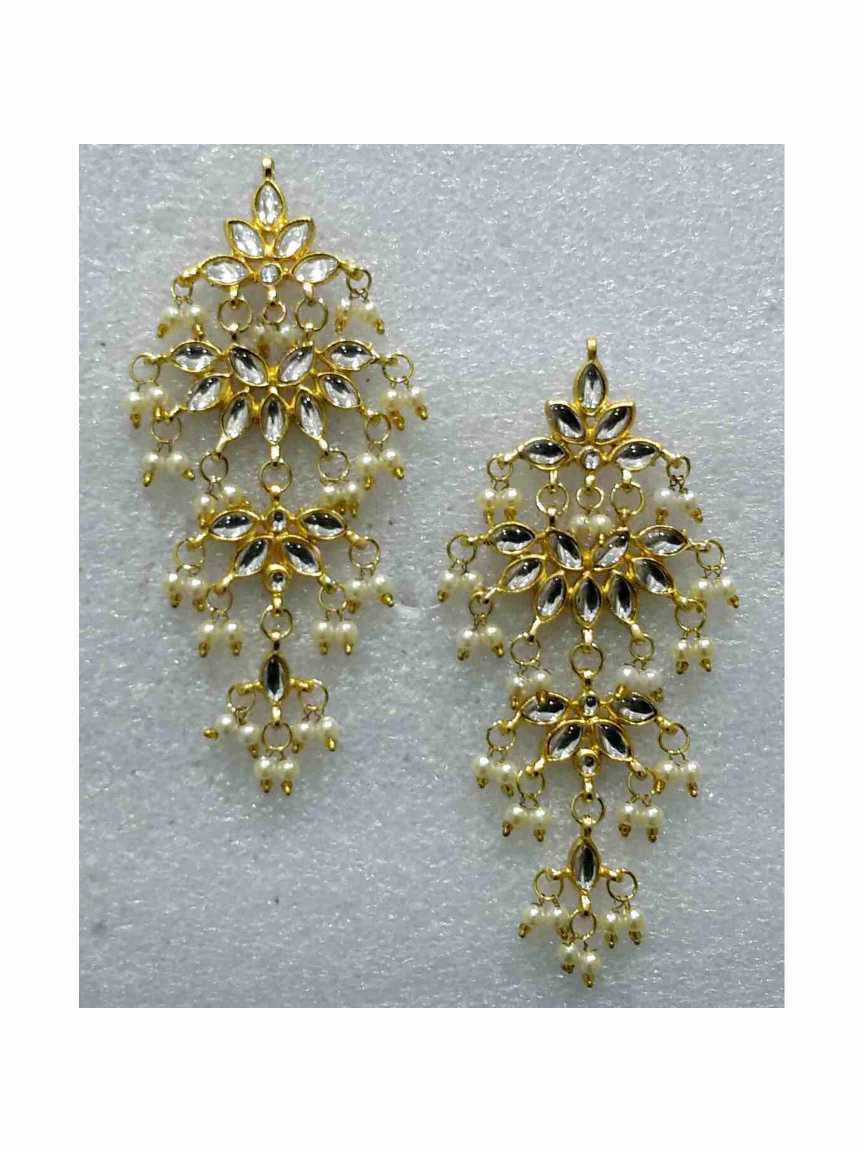EARRING in JADAU KUNDAN Style | Design - 15852
