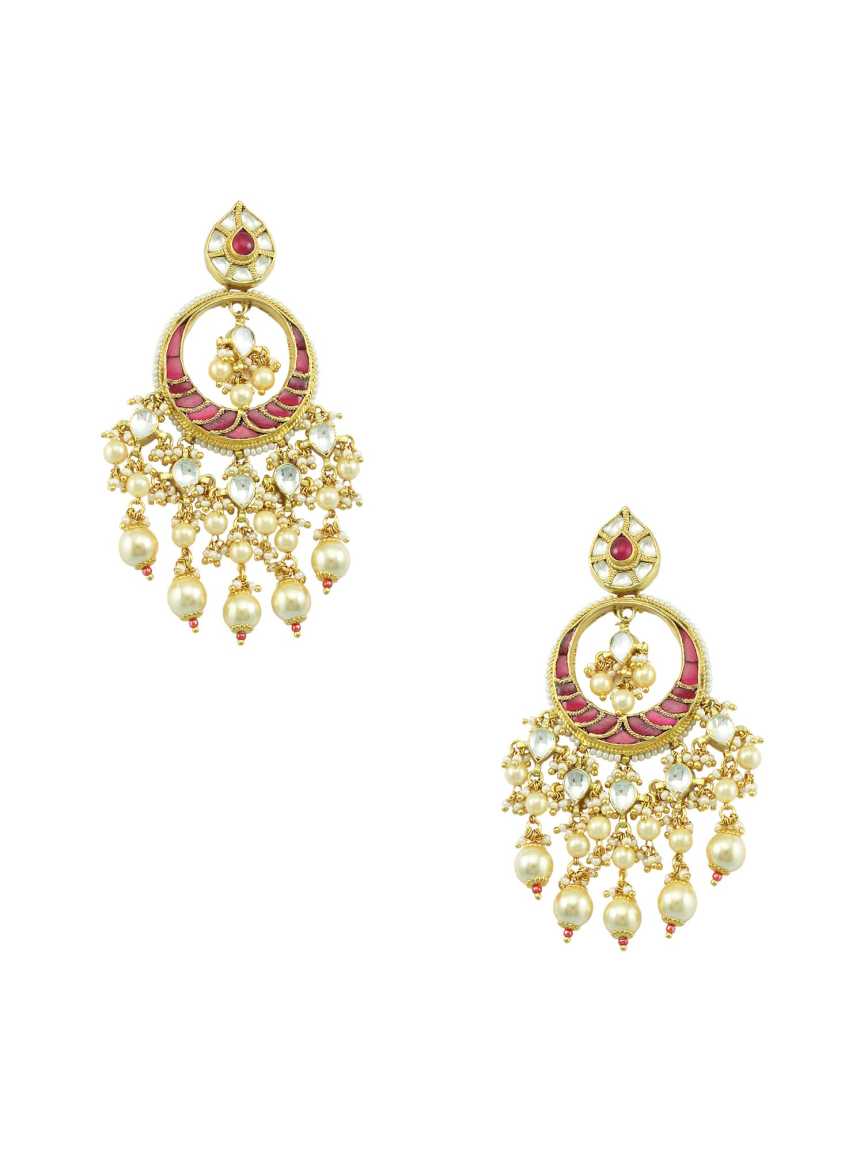 EARRING in JADAU KUNDAN Style | Design - 16491
