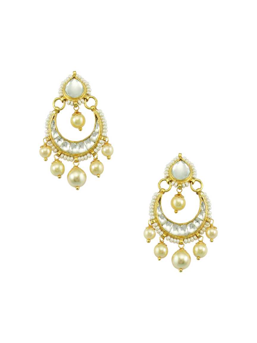 EARRING in JADAU KUNDAN Style | Design - 16495