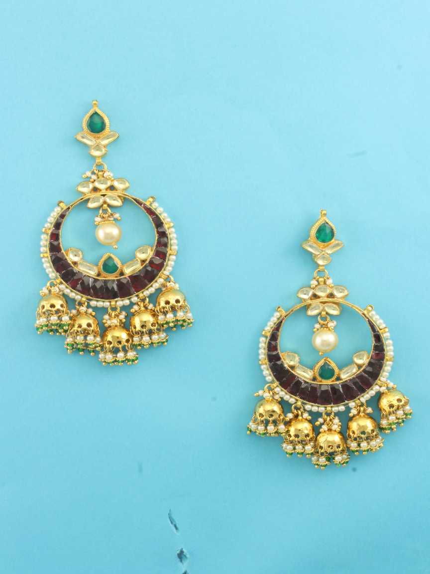 EARRING in JADAU KUNDAN Style | Design - 16502